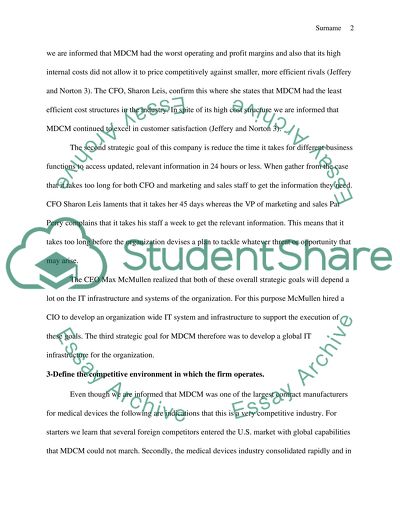 Corporate strategy and business objectives (Michael Porter)