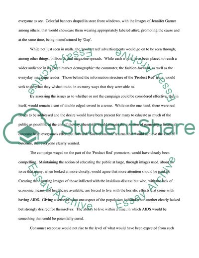 Promoting Product Red Company