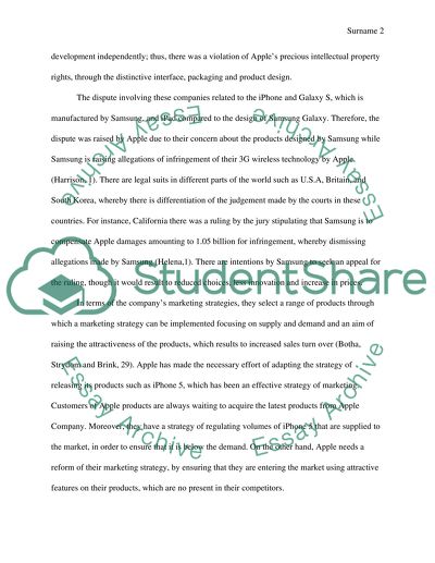 The war between Samsung and Apple