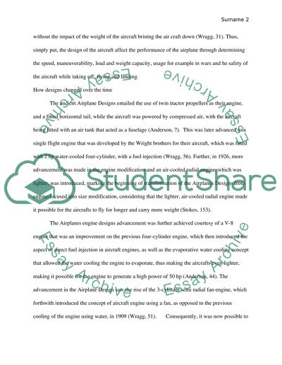 How Airplanes Designs Affect the Performance of the Airplane