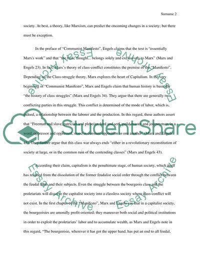 World history. A Critical Analysis of The Communist Manifesto