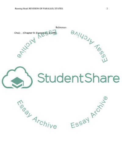 Revison of Parallel States