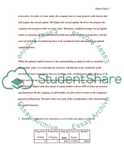 Financial Management Issues