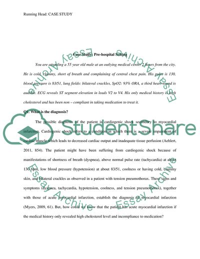 The Issue of Pre-Hospital Setting