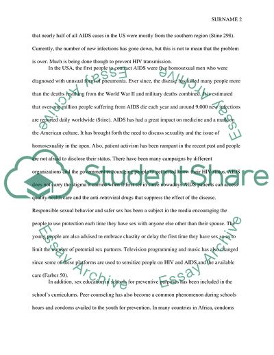 AIDS as a Worldwild Epidemic