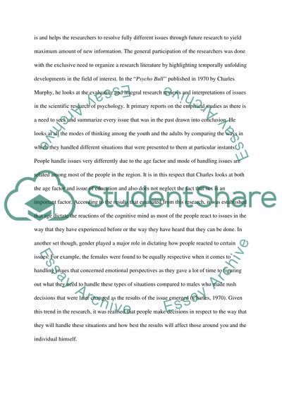 Human Cognitive Skills Analysis