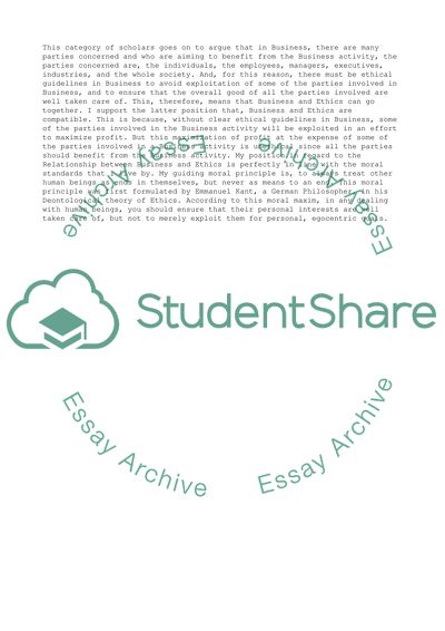 Lack of sound ethical guidelines in Business