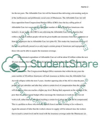 Patient Protection and Affordable Care Act