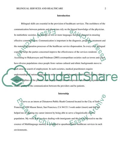 Benefits of Bilingual Services in Community Health