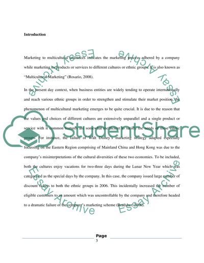 Marketing to Multicultural Audiences