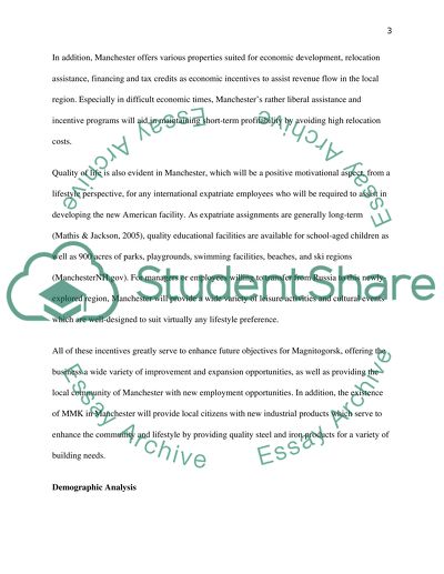 International relocation for Magnitogorsk Iron and Steel Works