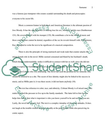 How does Jackie Kays Trumpet fit into the genre of African-American Literature