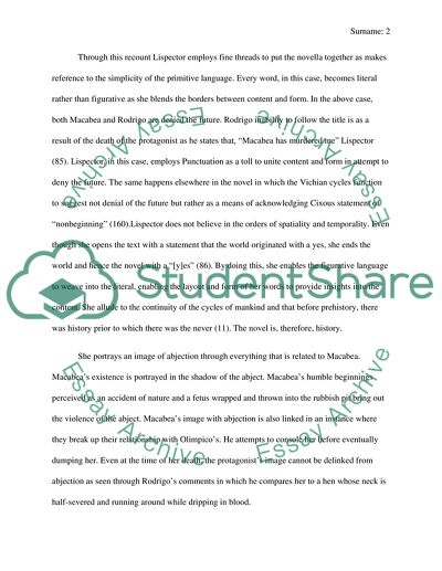 Clarice Lispectors Hour of the Star