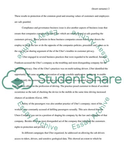 Ubers Unethical Practices in the Transport Industry