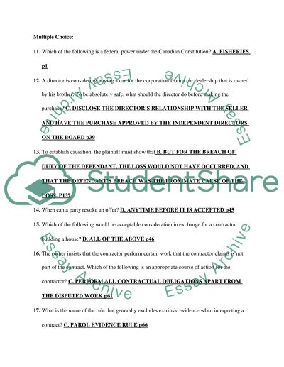 Obligations Imposed Under Tort Law