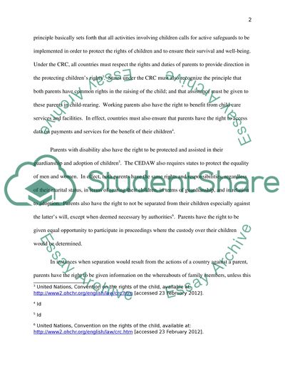 Parental Rights under International Human Rights Law