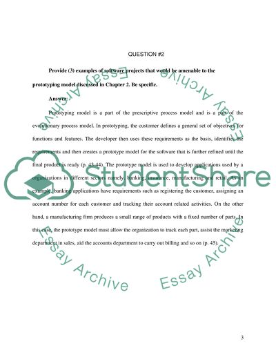 Examples of Software Projects That Would Be Amenable to the Prototyping Model