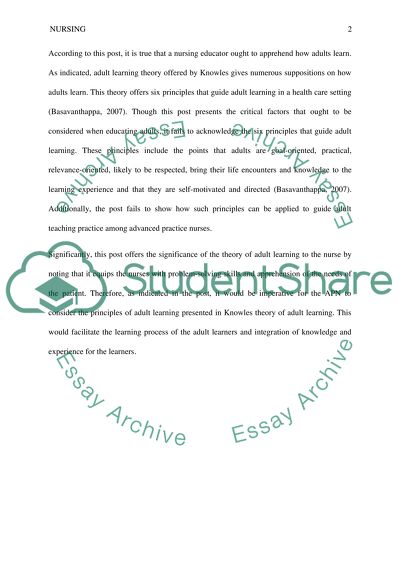 Borrowed Theories guiding practice