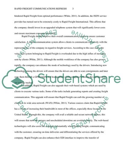 Rapid Freight Communications Refresh