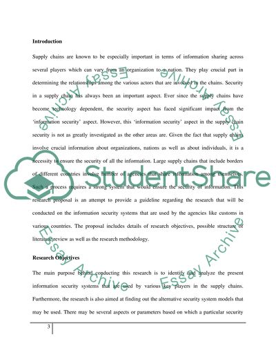 Information Security in Supply Chain Security