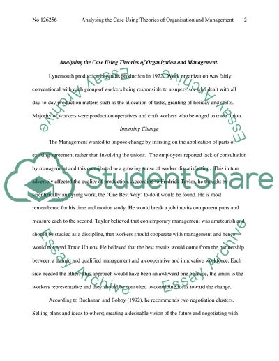 Analysis of Alcan case study