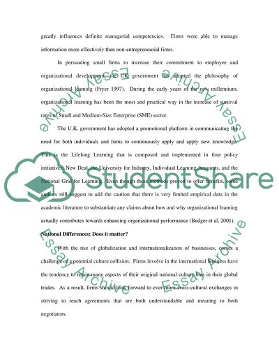 International HR and Organizational Behavior