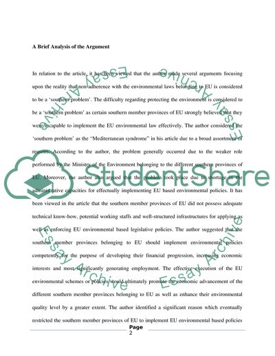 Environmental Leaders and Laggards in the European Union