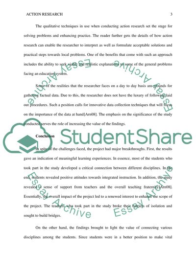 Action Research in Action