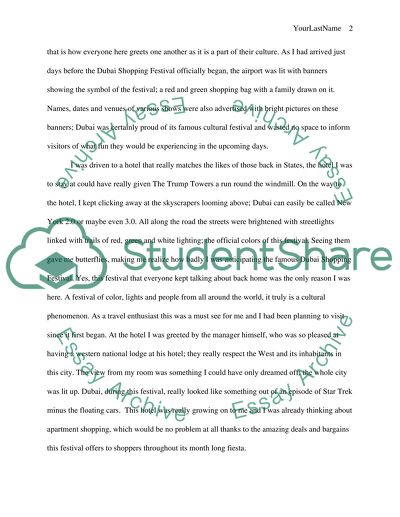 Dubai Shopping Festival: One World - One Family