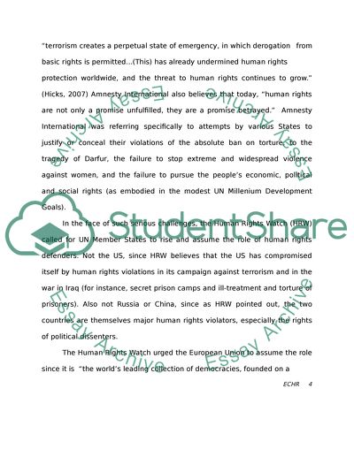 The European Court of Human Rights