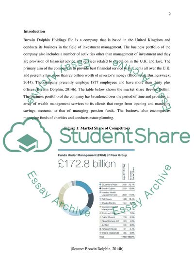 Finance and Accounting: Brewin Dolphin Holdings plc