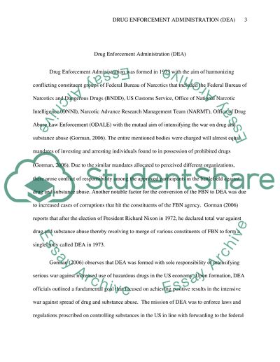 Drug Enforcment Administration