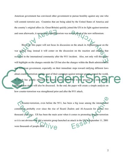 Counterterrorism Issues in the US