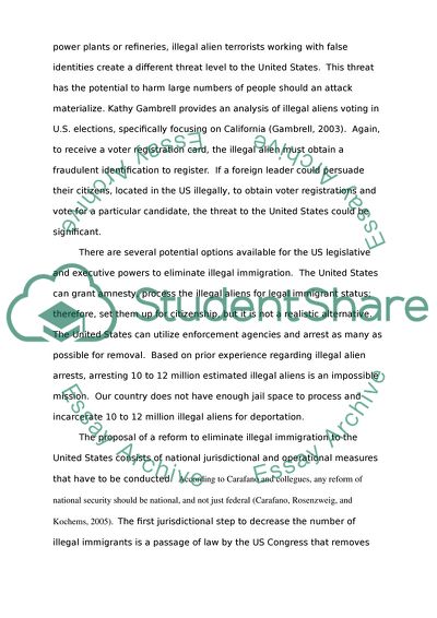 Illegal Immigration Reform in the United States