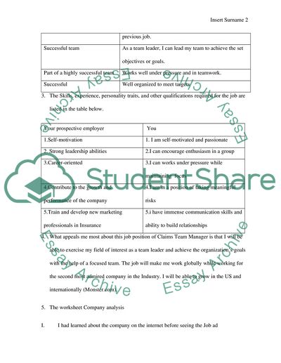 The Chosen Ad: Zurich Company, a Company in North America