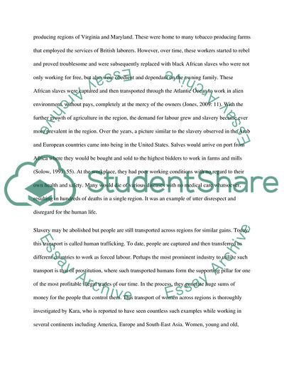 Is Slavery Abolished: From Slave Trading to Human Trafficking