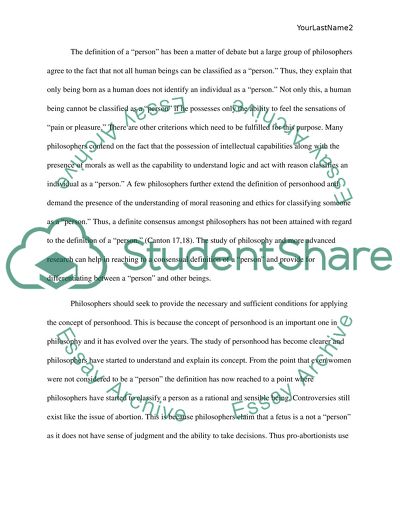 What can philosophy contribute to the study of personhood