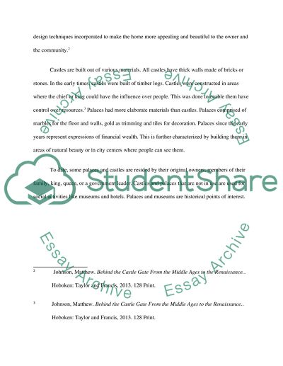The socio-cultural context of two works of architecture from different periods