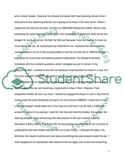 Communication and Personality in Negotiation Paper