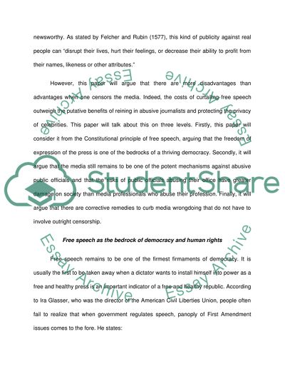 Media Responsibility and the Privacy of Public Personalities