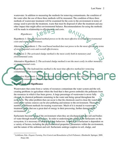 Wastewater Pollution: Comparing Three Treatment Methods