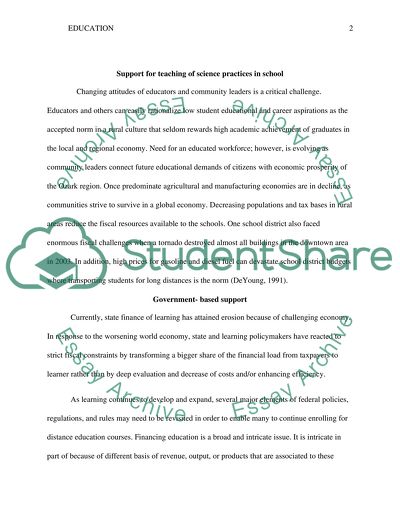 The Importance and Significance of Teaching Scientific Practices in School