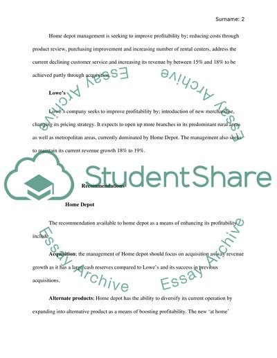 Executive summary Case Study Example | Topics and Well Written Essays ...