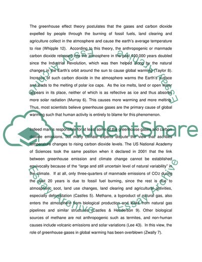 The Main Causes and Effects of Global Warming