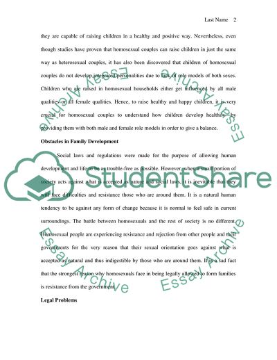 Same-Sex Marriage: A Threat to Healthy Child Development