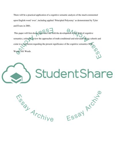 Cognitive Semantics as a Field