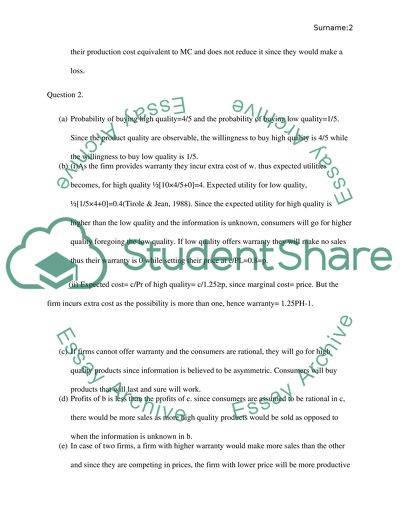 Industrial Organization