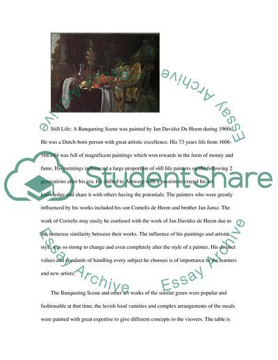 Still Life: A Banqueting Scene