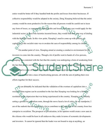 How Did Deng Xiaoping Justify the Introduction of Capitalism Into a Socialist State