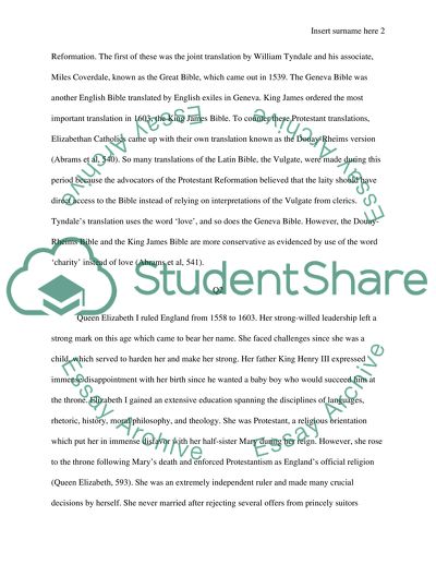 The Protestant Reformation in England